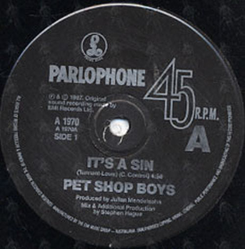 PET SHOP BOYS - It&#39;s A Sin - 2