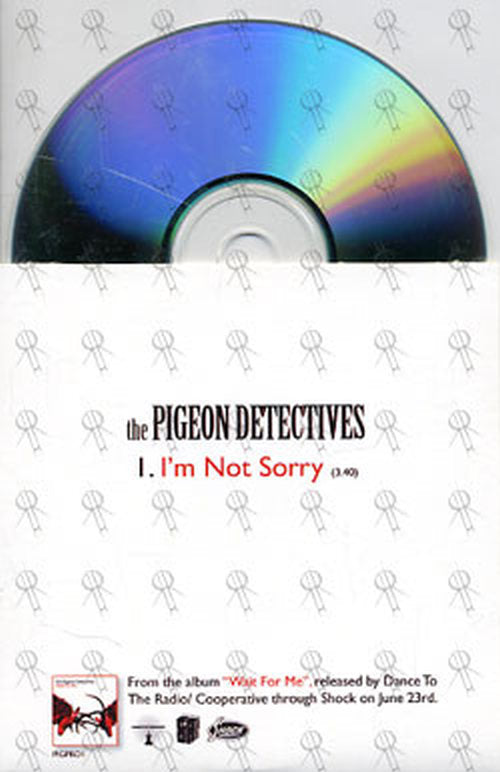 PIGEON DETECTIVES-- THE - I&#39;m Not Sorry - 2