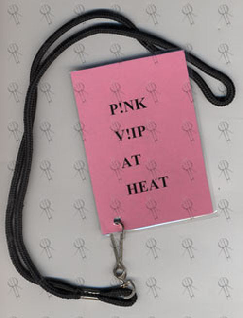 PINK - 2000 Exclusive Melbourne Showcase V.I.P. Laminate Pass - 2