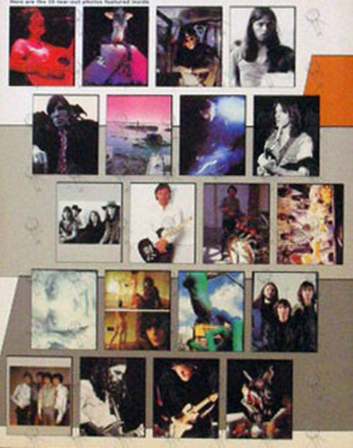 PINK FLOYD - A Tear-Out Photo Book - 2