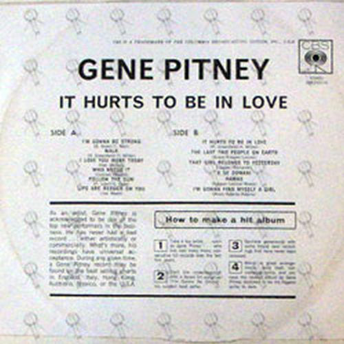 PITNEY-- GENE - It Hurts To Be In Love - 2
