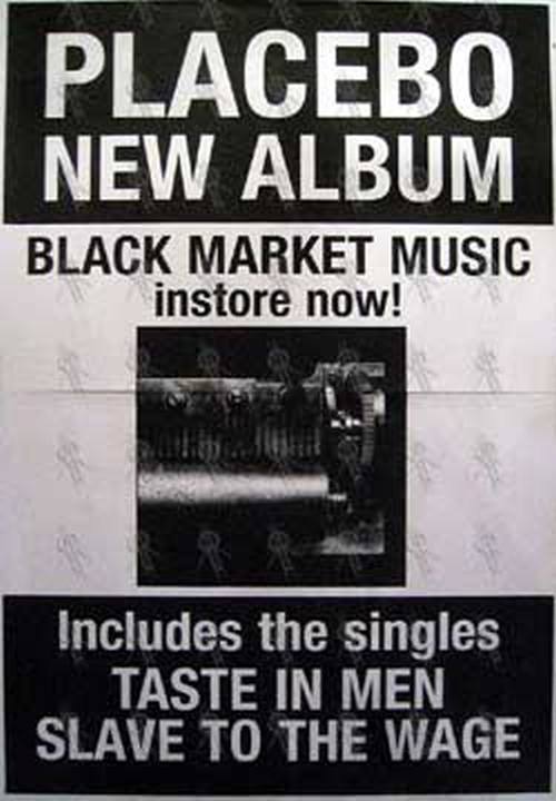 PLACEBO - 'Black Market Music' Album Poster - 1