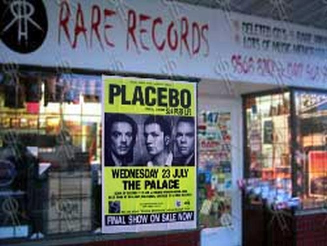 PLACEBO - The Palace Melbourne - Wednesday 23rd July 2003 Show Poster - 2