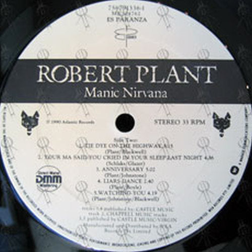 PLANT-- ROBERT - Manic Nirvana - 3