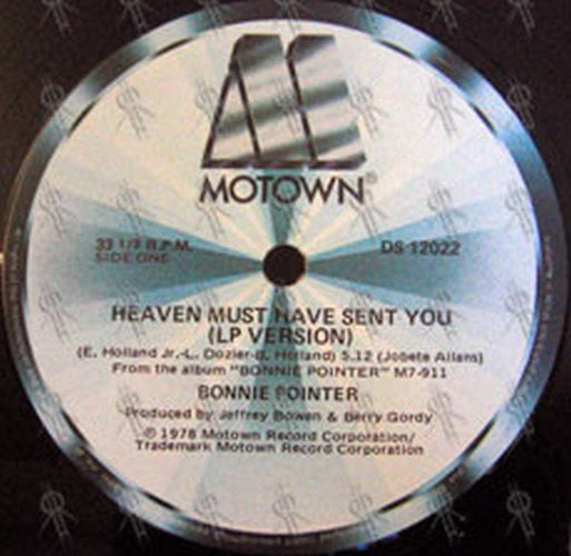POINTER-- BONNIE - Heaven Must Have Sent You - 2
