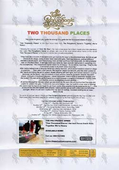 POLYPHONIC SPREE-- THE - 2000 Places - 2