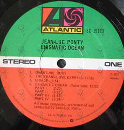 PONTY-- JEAN-LUC - Enigmatic Ocean - 3