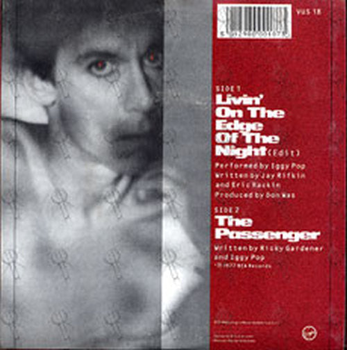 POP-- IGGY - Livin&#39; On The Edge Of The Night - 2