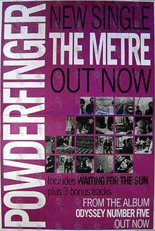 POWDERFINGER - 'The Metre' Single Poster - 1