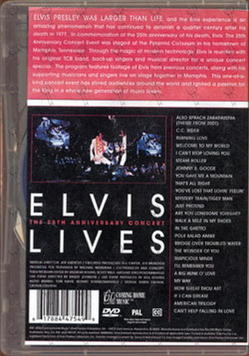 PRESLEY-- ELVIS - Elvis Lives: The 25th Anniversary Concert - 2