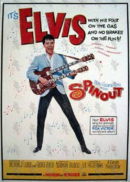 PRESLEY-- ELVIS - &#39;Girl Happy&#39; Embossed Tin Wall Hanging - 1