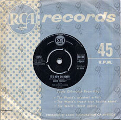 PRESLEY-- ELVIS - It's Now Or Never (With The Jordanaires) - 1