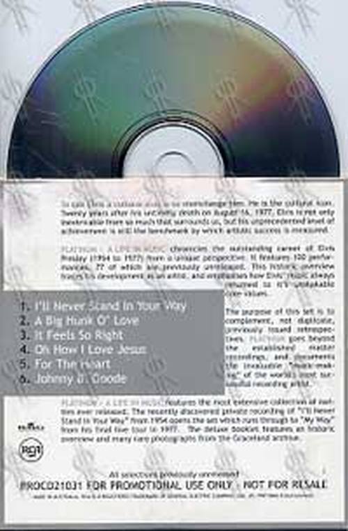 PRESLEY-- ELVIS - Platinum: A Life In Music - 2