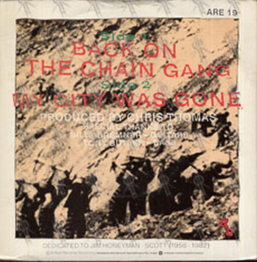 PRETENDERS-- THE - Back On The Chain Gang - 2