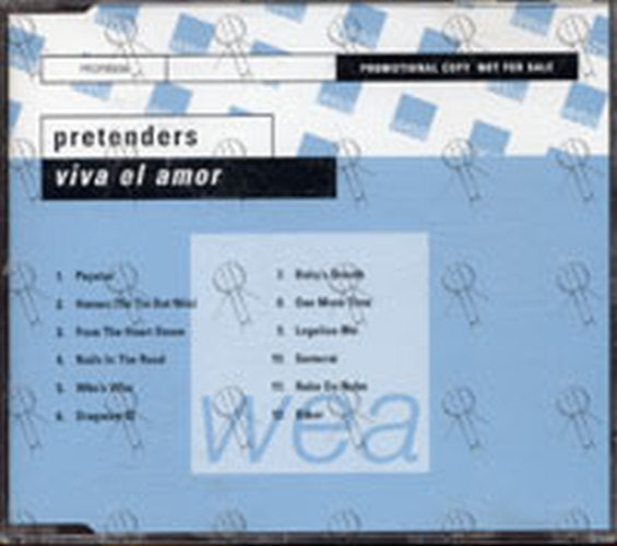PRETENDERS-- THE - Viva El Amor - 1