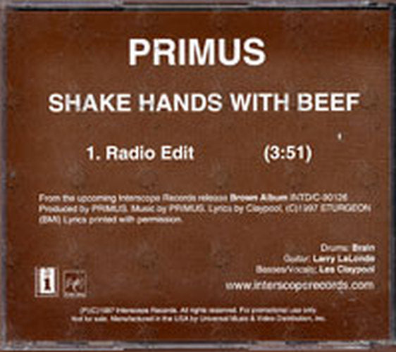 PRIMUS - Shake Hands With Beef - 2