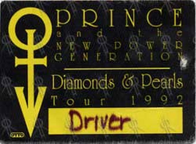 PRINCE AND THE NEW POWER GENERATION - 'Diamonds & Pearls' Tour 1992 Pass - 1