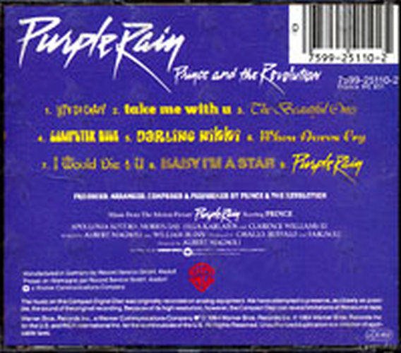 PRINCE AND THE REVOLUTION - Purple Rain - 2