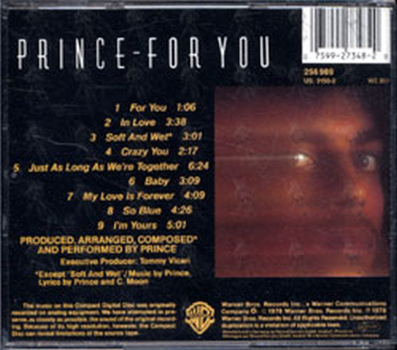 PRINCE - For You - 2