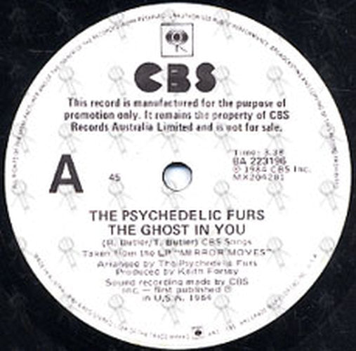 PSYCHEDELIC FURS-- THE - The Ghost In You - 3