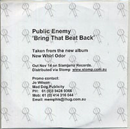 PUBLIC ENEMY - Bring That Beat Back - 1