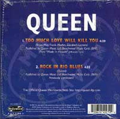 QUEEN - Too Much Love Will Kill You - 2
