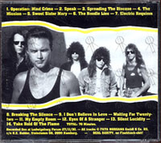 QUEENSRYCHE - Last Strike Of The Empire - 2