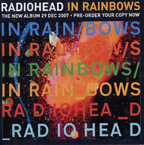 RADIOHEAD - &#39;In Rainbows&#39; Dummy CD Slick - 1