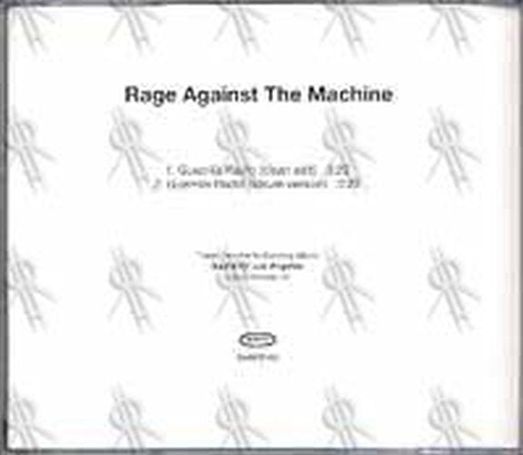 RAGE AGAINST THE MACHINE - Guerrilla Radio - 2