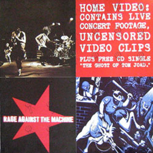 RAGE AGAINST THE MACHINE - &#39;Home Video&#39; Poster - 2