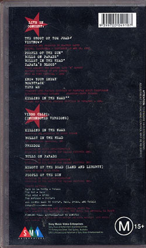 RAGE AGAINST THE MACHINE - Rage Against The Machine - 2