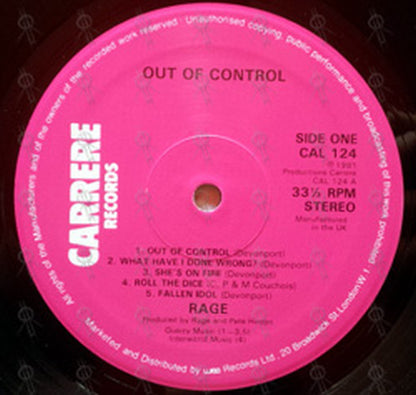 RAGE - Out Of Control - 3