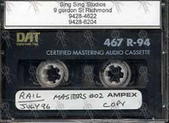 RAIL - Set Of 3 DAT Master Tapes - 4
