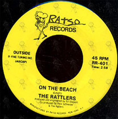 RATTLERS -- THE - On The Beach / Livin' Alone - 3