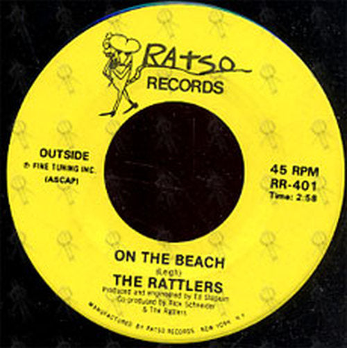 RATTLERS -- THE - On The Beach / Livin&#39; Alone - 3