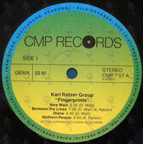 RATZER-- KARL - Fingerprints - 3