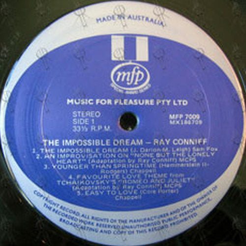 RAY CONNIF HIS ORCHESTRA & CHORUS - The Impossible Dream - 3