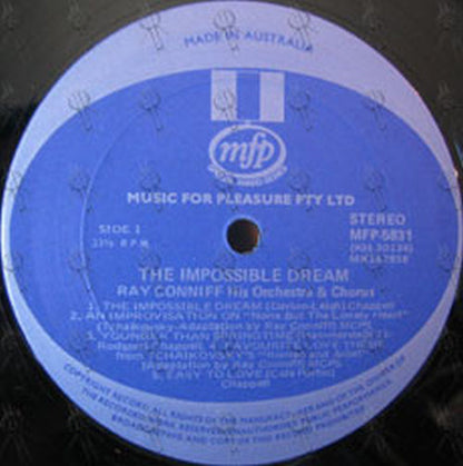 RAY CONNIF HIS ORCHESTRA & CHORUS - The Impossible Dream - 3