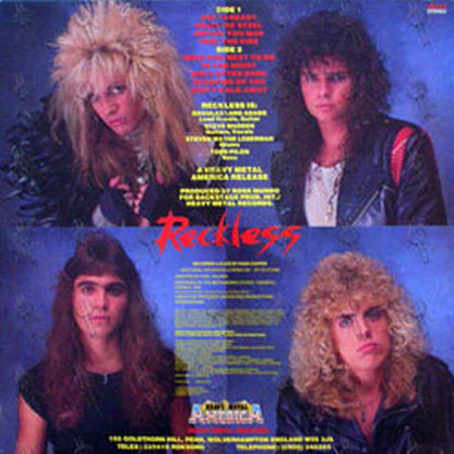 RECKLESS - Heart Of Steel - 2