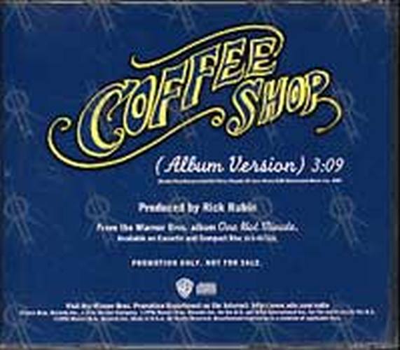 RED HOT CHILI PEPPERS - Coffee Shop - 2