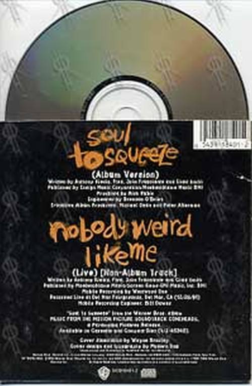 RED HOT CHILI PEPPERS - Soul To Squeeze - 2