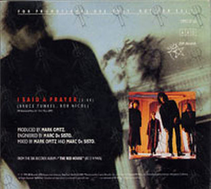 RED HOUSE-- THE - I Said A Prayer - 2