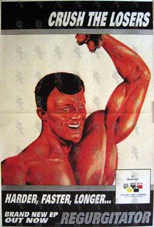 REGURGITATOR - 'Crush The Losers' EP Poster - 1