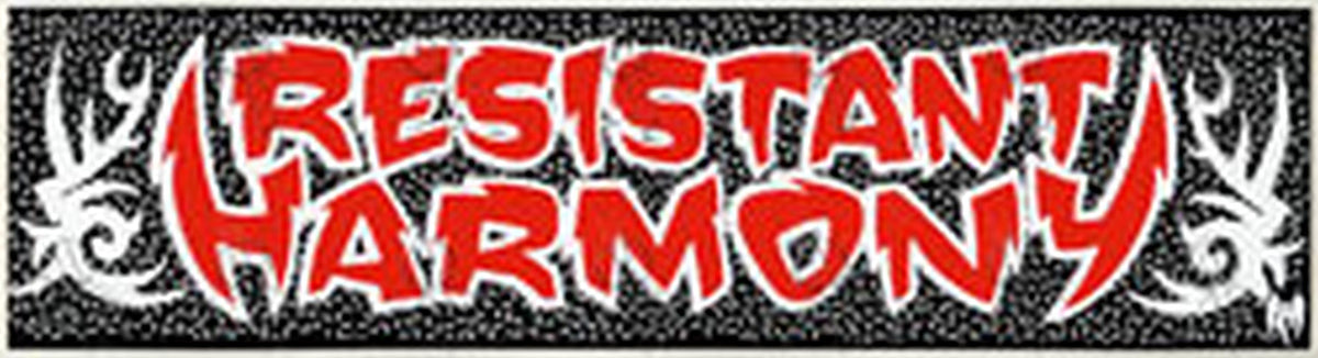 RESISTANT HARMONY - Logo Sticker - 1