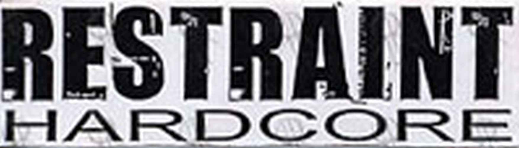 Restraint Hardcore' Sticker – Rare Records