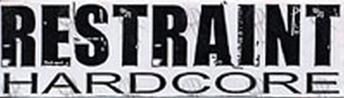 RESTRAINT - &#39;Restraint Hardcore&#39; Sticker - 1