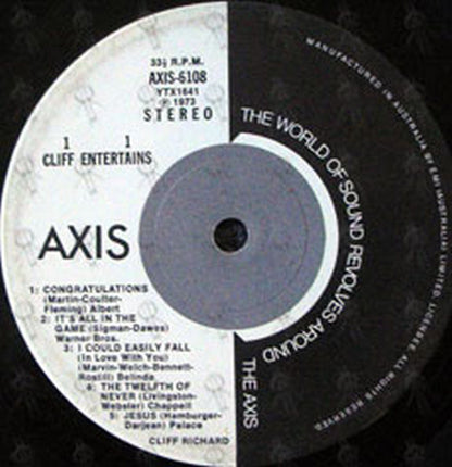 RICHARD-- CLIFF - Cliff Entertains - 3