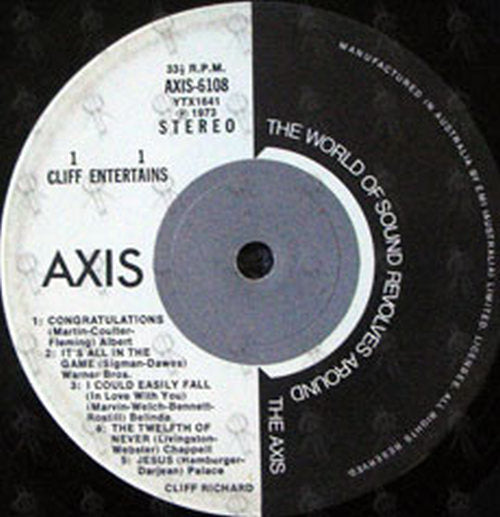 RICHARD-- CLIFF - Cliff Entertains - 3