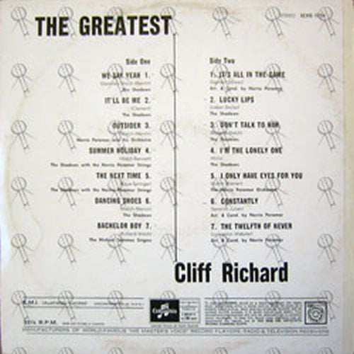 RICHARD-- CLIFF - The Greatest - 2