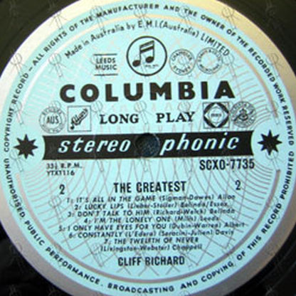RICHARD-- CLIFF - The Greatest - 3